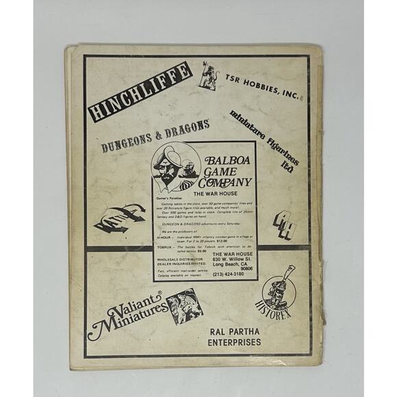 The Complete Warlock Dungeons & Dragons 1978 Balboa TSR D&D - Picture 2 of 11